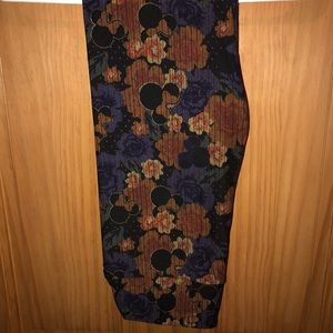 NWT OS LLR Disney’s Minnie & Floral Print Leggings